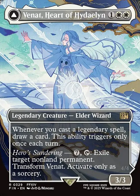 Venat, Heart of Hydaelyn // Hydaelyn, the Mothercrystal - Foil