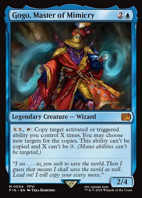 Gogo, Master of Mimicry - foil
