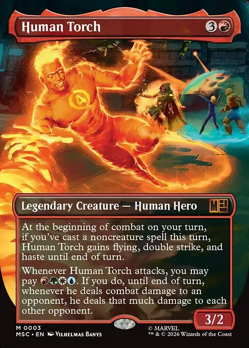 Human Torch - Foil