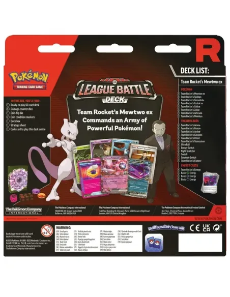 POKÉMON: BATTLE DECK - TEAM ROCKET'S MEWTWO ex League