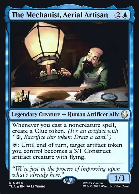 The Mechanist, Aerial Artisan - Foil