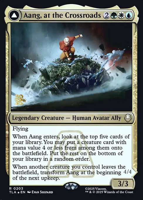 Aang, at the Crossroads // Aang, Destined Savior - Foil