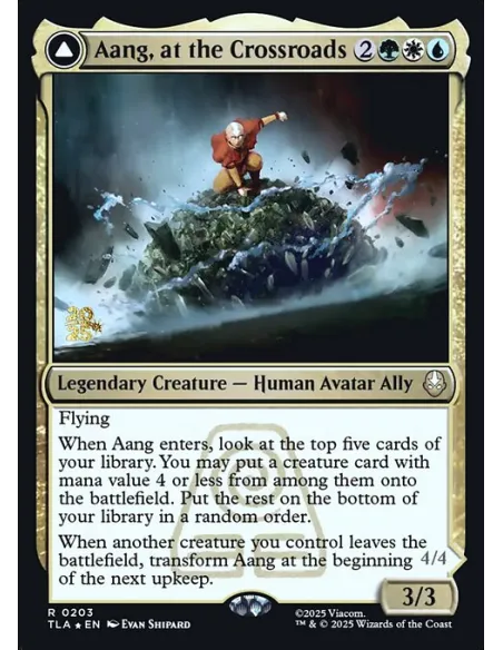 Aang, at the Crossroads // Aang, Destined Savior - Foil