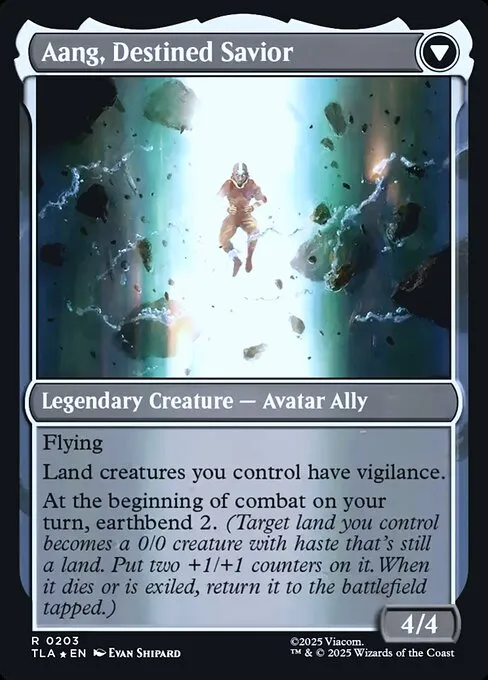 Aang, at the Crossroads // Aang, Destined Savior - Foil