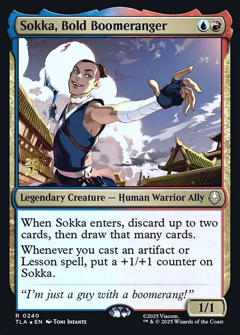 Sokka, Bold Boomeranger - Foil