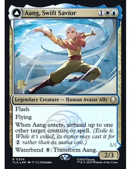 Aang, Swift Savior // Aang and La, Ocean's Fury - Foil
