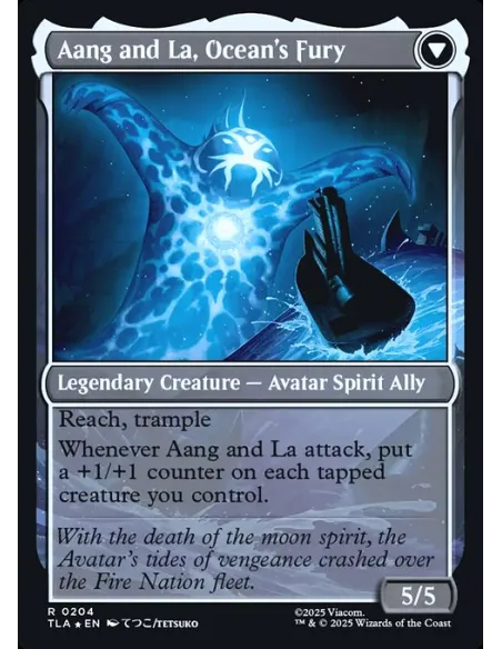 Aang, Swift Savior // Aang and La, Ocean's Fury - Foil