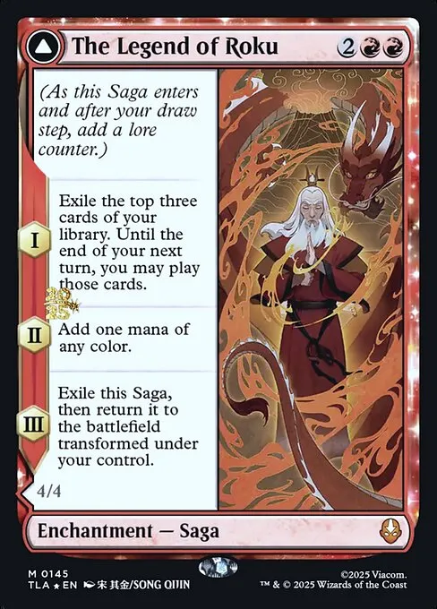 The Legend of Roku // Avatar Roku - Foil