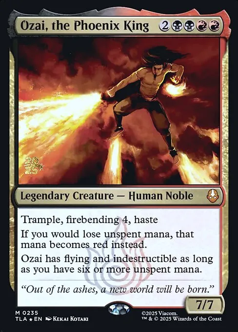Ozai, the Phoenix King - Foil