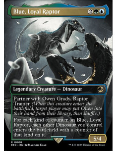 Blue, Loyal Raptor - Foil