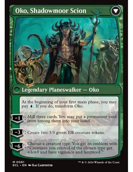 Oko, Lorwyn Liege // Oko, Shadowmoor Scion