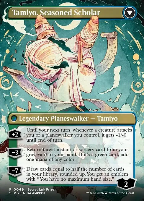 Tamiyo, Inquisitive Student // Tamiyo, Seasoned Scholar