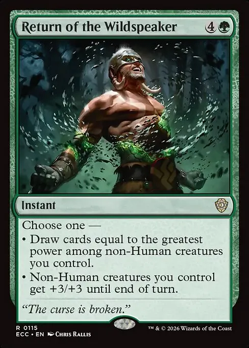 Return of the Wildspeaker