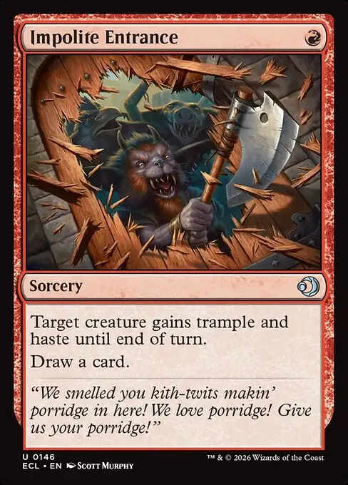 Impolite Entrance - Foil