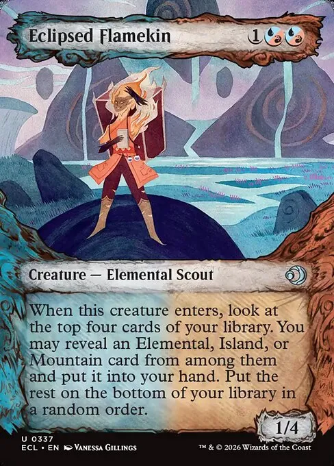 Eclipsed Flamekin - Foil