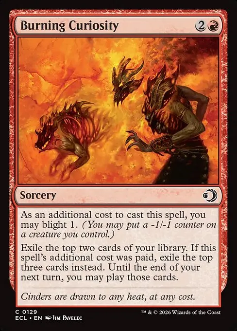Burning Curiosity - Foil
