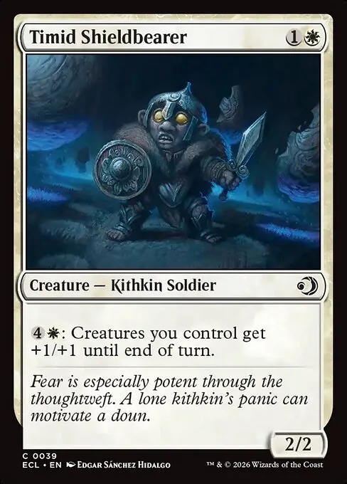 Timid Shieldbearer - Foil