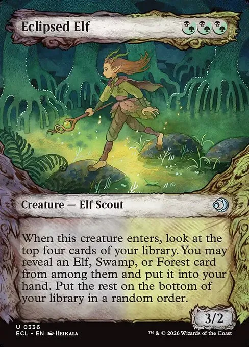 Eclipsed Elf - Foil