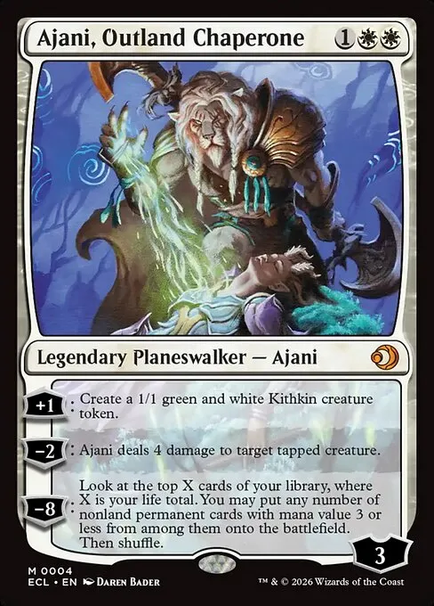 Ajani, Outland Chaperone - Foil