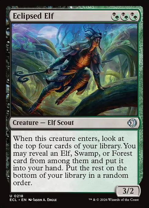 Eclipsed Elf - Foil