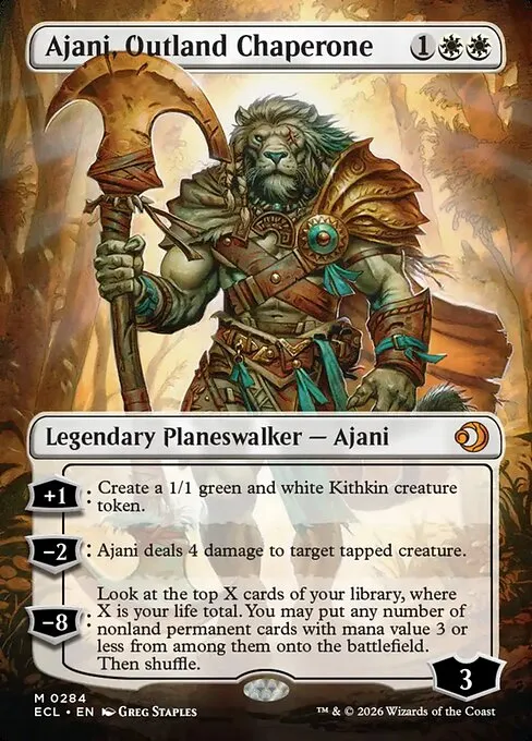 Ajani, Outland Chaperone - Foil