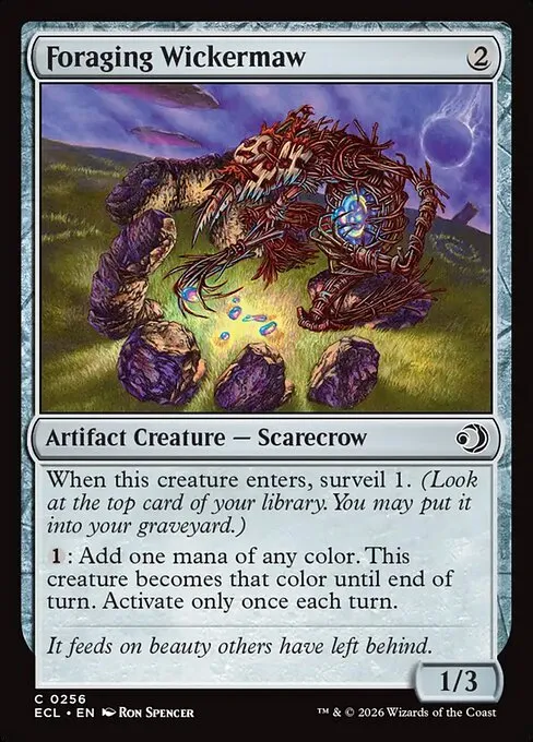 Foraging Wickermaw - Foil