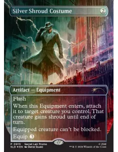 Silver Shroud Costume - Foil