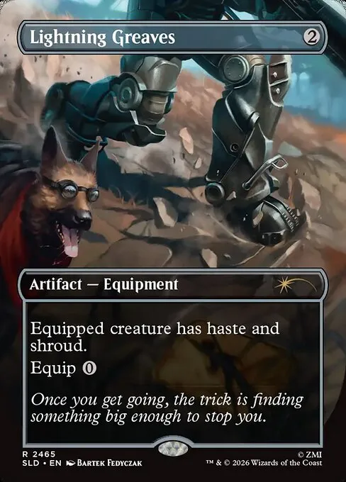 Lightning Greaves - Foil