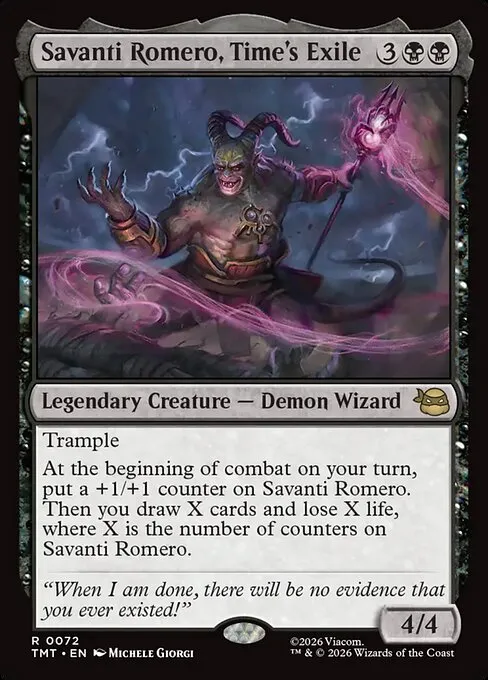 Savanti Romero, Time's Exile - Foil