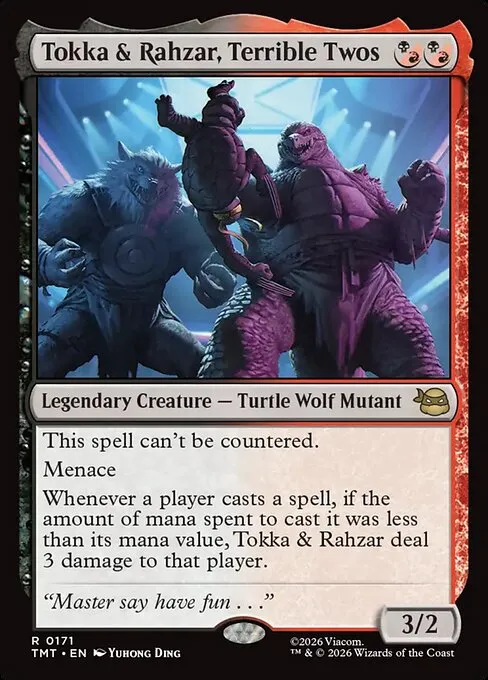 Tokka & Rahzar, Terrible Twos - Foil