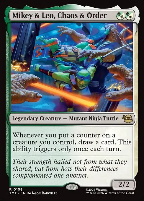 Mikey & Leo, Chaos & Order - Foil