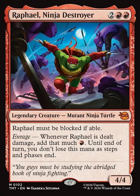Raphael, Ninja Destroyer - Foil