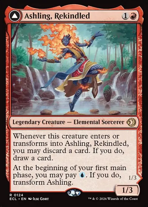 Ashling, Rekindled // Ashling, Rimebound - Foil