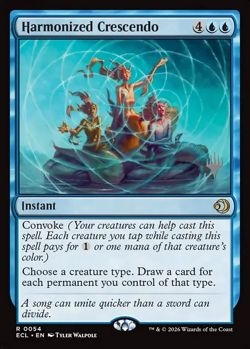 Harmonized Crescendo - Foil