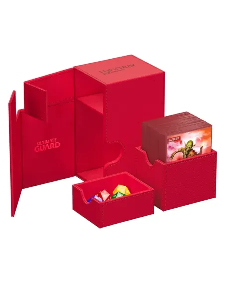 ULTIMATE GUARD: FLIP'N'TRAY 80+ Red