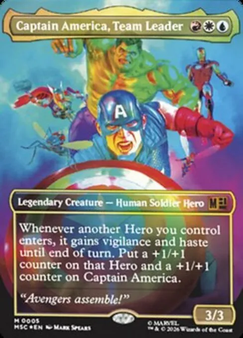 Captain America, Team Leader - Foil
