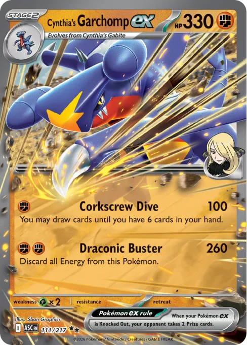 Cynthia's Garchomp ex