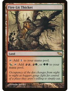 Fire-Lit Thicket - Foil