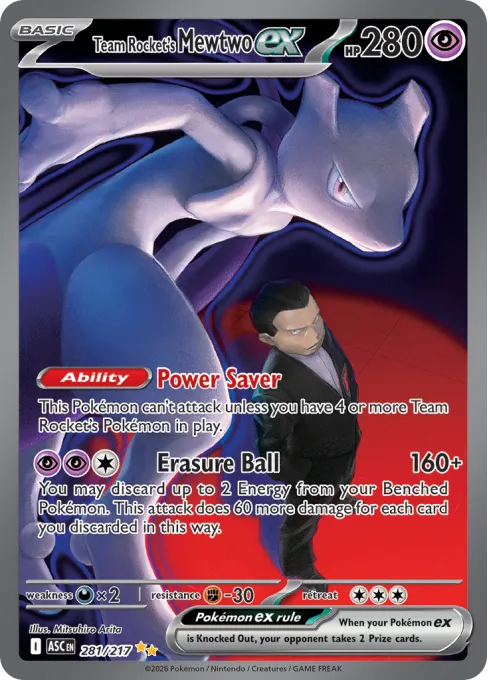 Team Rocket's Mewtwo ex