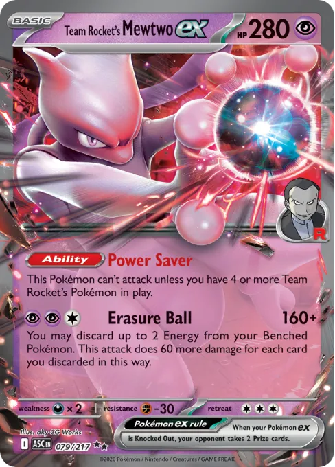 Team Rocket's Mewtwo ex