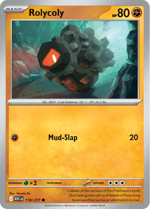 Rolycoly - Reverse Holo