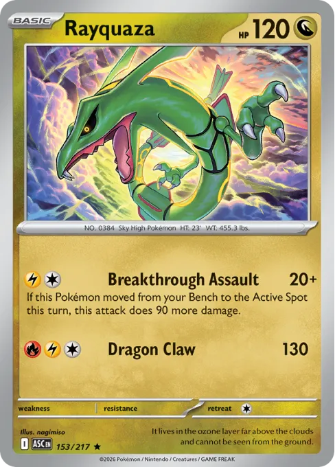 Rayquaza - Reverse Holo