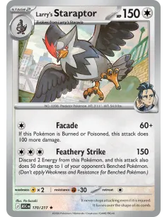 Larry's Staraptor - Reverse Holo