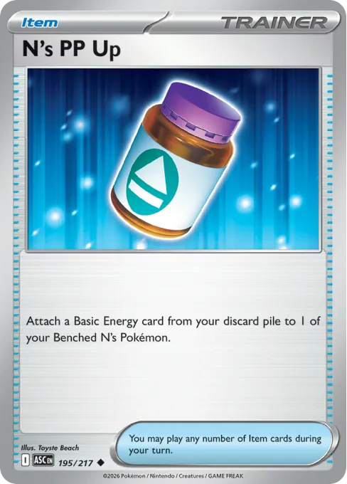 N's PP Up - Reverse Holo