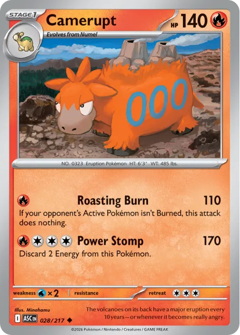 Camerupt - Reverse Holo