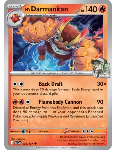 N's Darmanitan - Reverse Holo