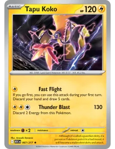 Tapu Koko - Reverse Holo