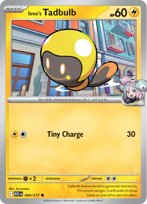 Iono's Tadbulb - Reverse Holo