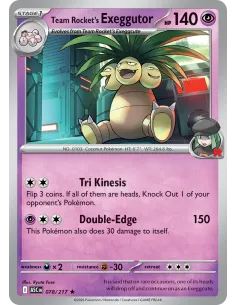 Team Rocket's Exeggutor - Reverse Holo