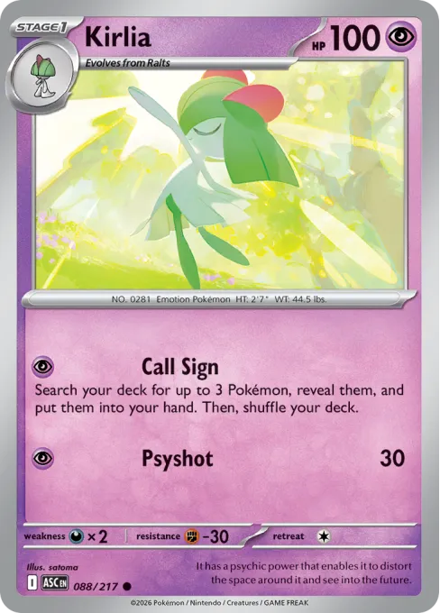 Kirlia - Reverse Holo